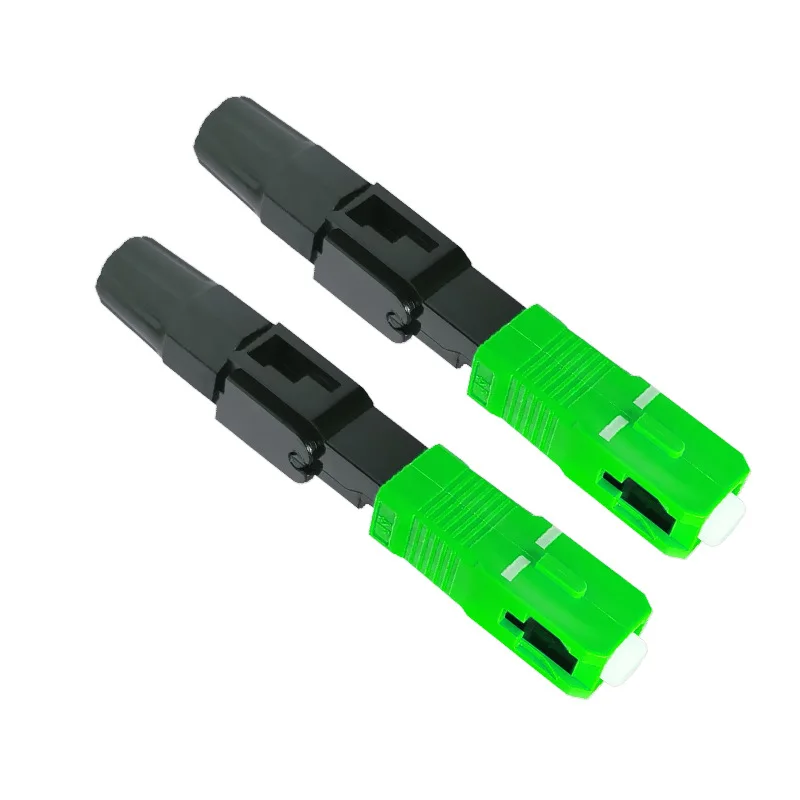 sc apc SM Single Mode Optical Connector sc fiber connector FTTH Tool Cold Connector Tool SC UPC Fiber 50 100 200 pcs