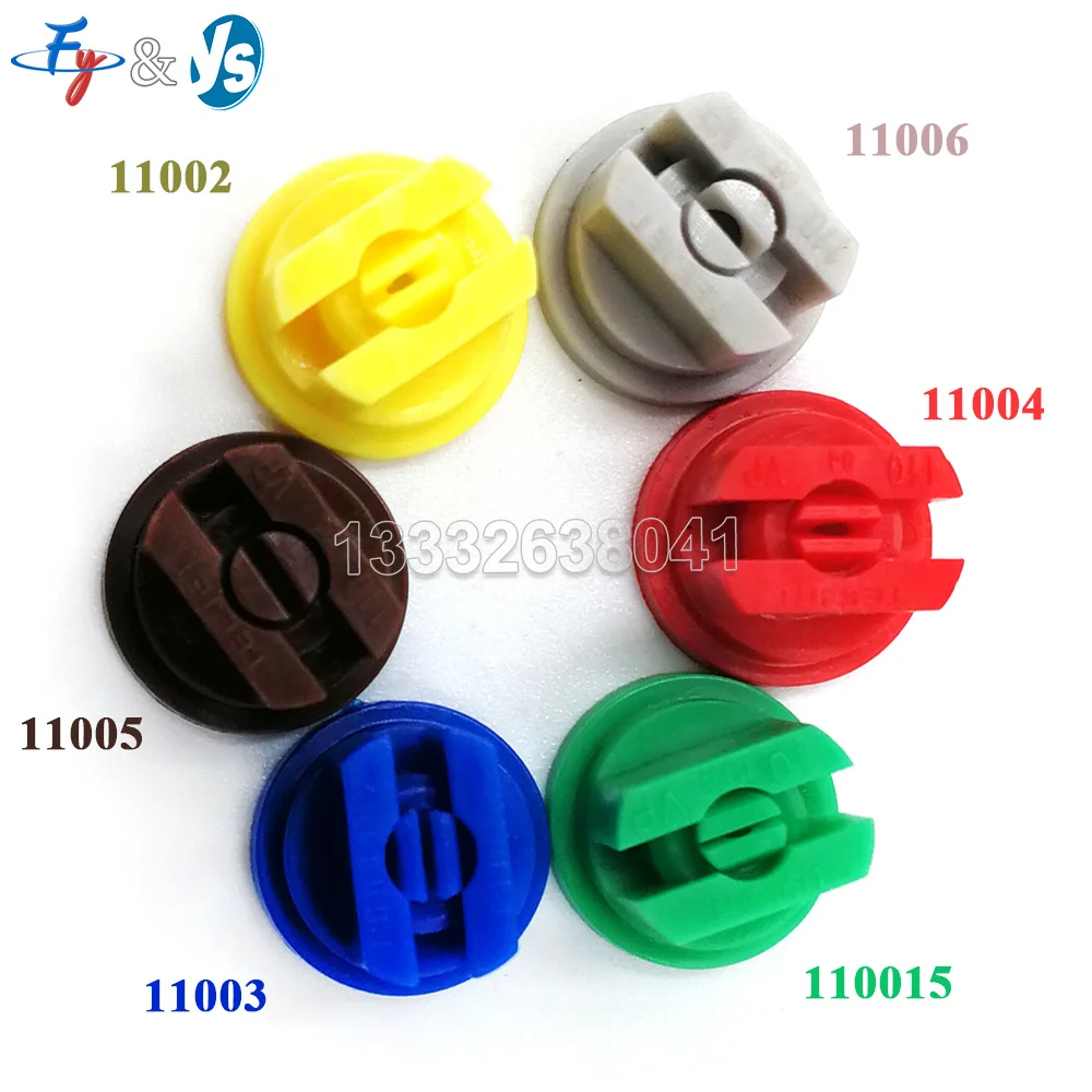 Discount 5Pcs/lot Fan-Shaped 110° Spray Nozzle Tips for Agriculture Sprayers Atomizing Garden Fruit Orchard Sprinkler Parts