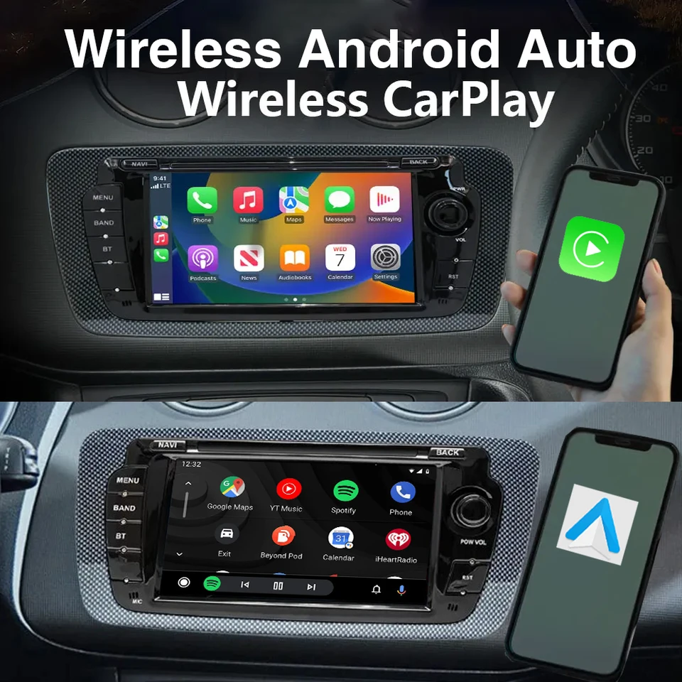 Autoradio pour Seat Ibiza 6J 2009 2010 2011 2012 2013, Android 13 GPS FM 2 64G, écran Tactile 9 Pouces, Prend en Charge la Navigation Carplay Android Auto Bluetooth 5.0 WiFi Radio à Commande vocale Autoradio pour Seat Ibiza 6J 2009 2010 2011 2012 2013, Android 13 GPS FM 2 64G, écran Tactile 9 Pouces, Prend en Charge la Navigation Carplay Android Auto Bluetooth 5.0 WiFi Radio à Commande vocale