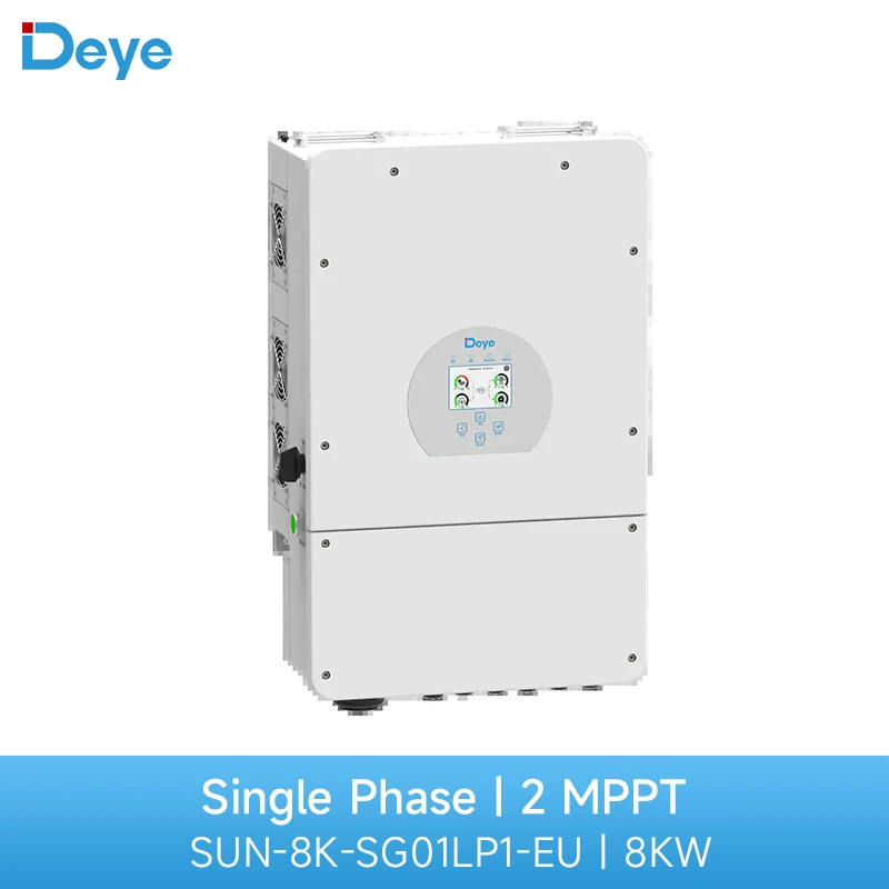 Deye Hybrid Inverter surya, fase tunggal 5KW 6KW 7.6KW 8KW