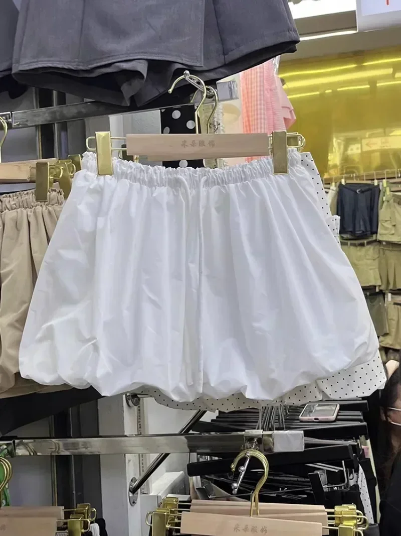 

Miiiix милая ретро-юбка цвета хаки с пышным цветком, брюки, 2024, женские летние утягивающие юбки с высокой талией, женская одежда