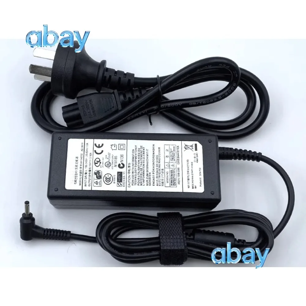 Для зарядного устройства Samsung 19V3.16A NP550XTA 35X0AA, кабель адаптера питания для ноутбука
