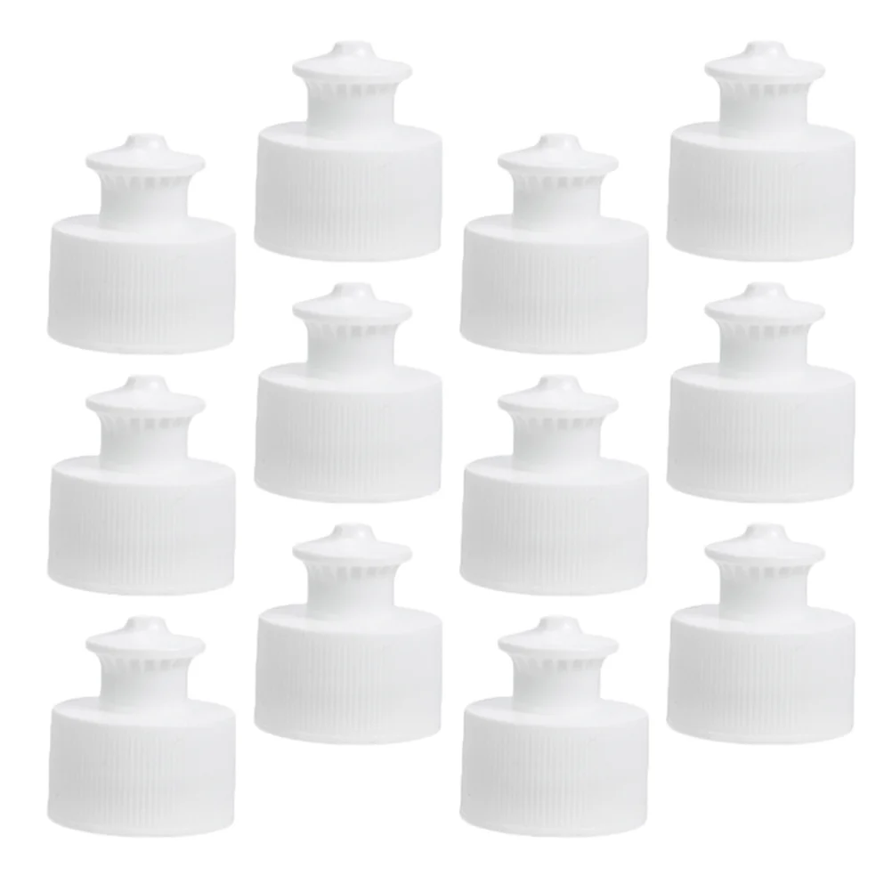 30 Pcs Sports Bottle Cap Reusable Water Caps Bouchon Portable Kettle Lids Running Push Cover