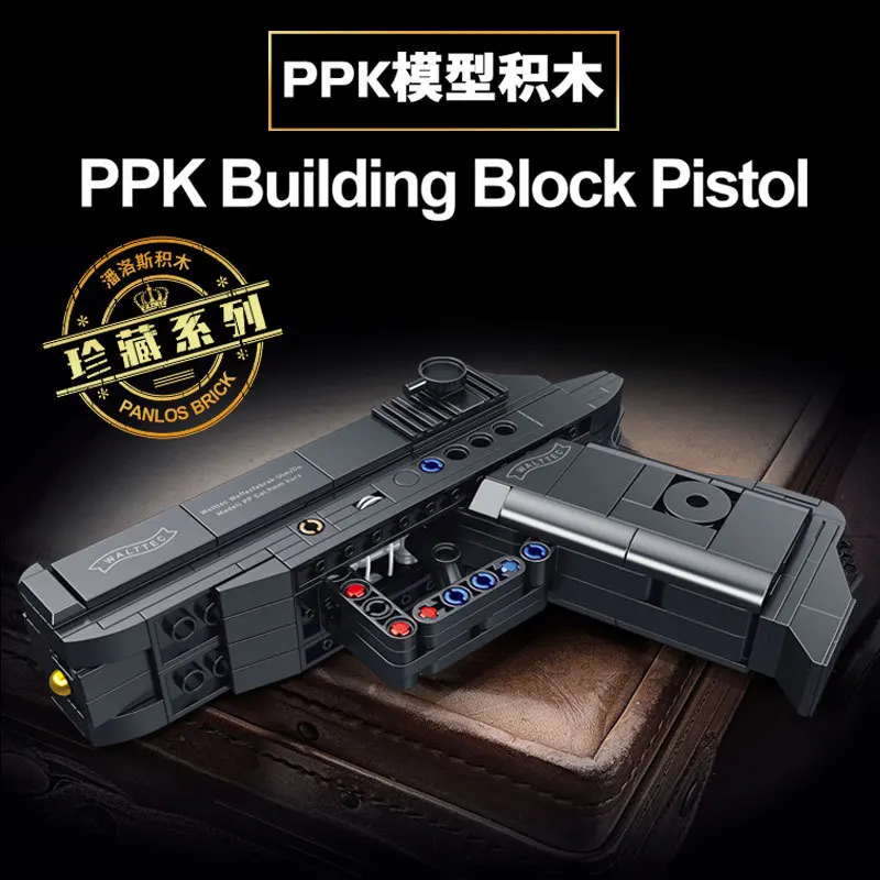 WW2 PPK Desert Eagle Military Series Bricks M92 Pistol USP Gun Model Bricks Building Blocks giocattoli per bambini Boy Kids Gifts