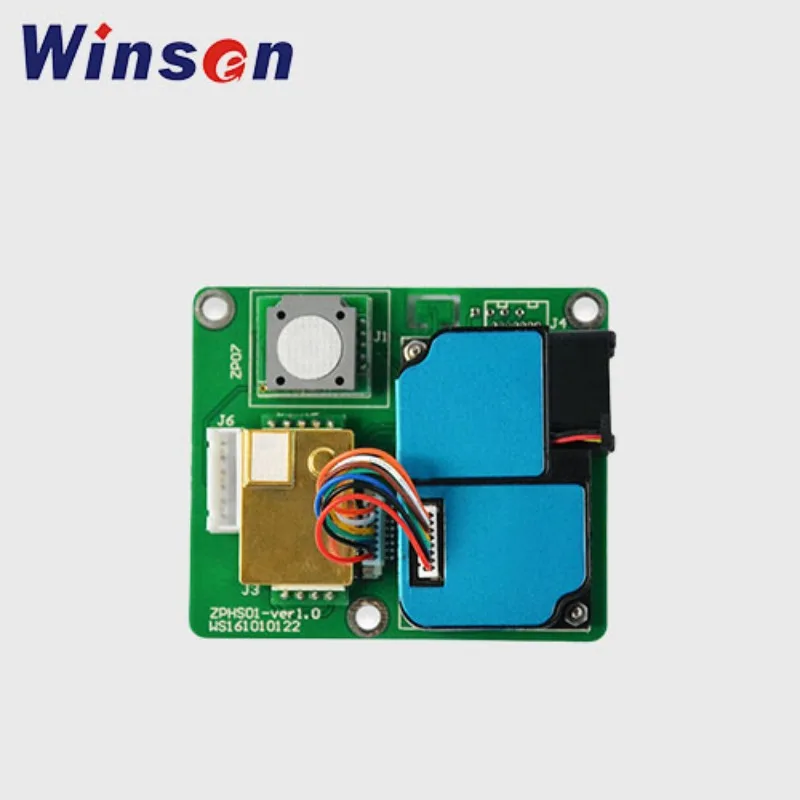 ZPHS01-1 Multi-in-One Sensor Module For CO2,PM2.5/CH20/voc/Temperature.Humidity quality monitoring