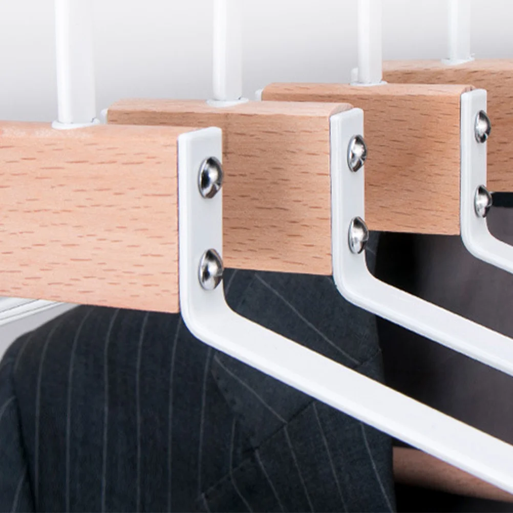 

Metal Wooden Clothes Hanger Anti-Slip Rotatable Rack For Sleeveless Tops Dresses Home Use Thickened Hangers Home