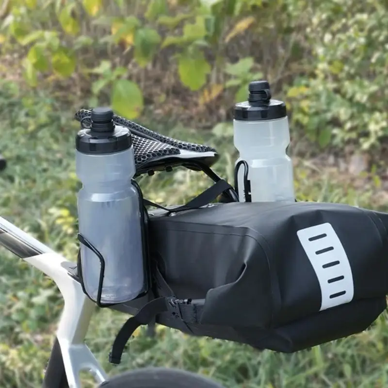 

U2JB Bicycles Water Bottle Holder Adapters Bike Seatpost Mounted Stabilizer Saddles Bottle Cage Extension Holder