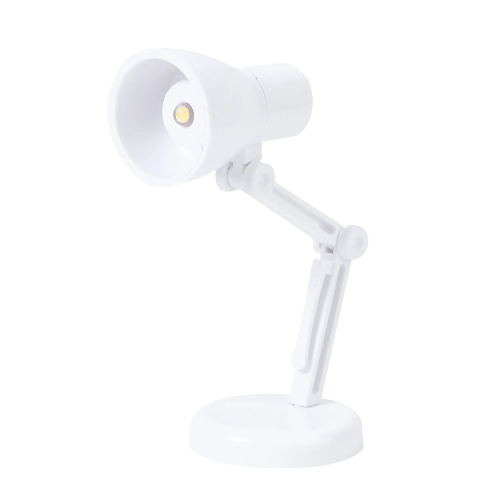 

1 шт. миниатюрная настольная лампа из экологически чистого пластика, декор для кукольного домика, ночник для детской комнаты, реалистичный дизайн, мини-светильник для дома