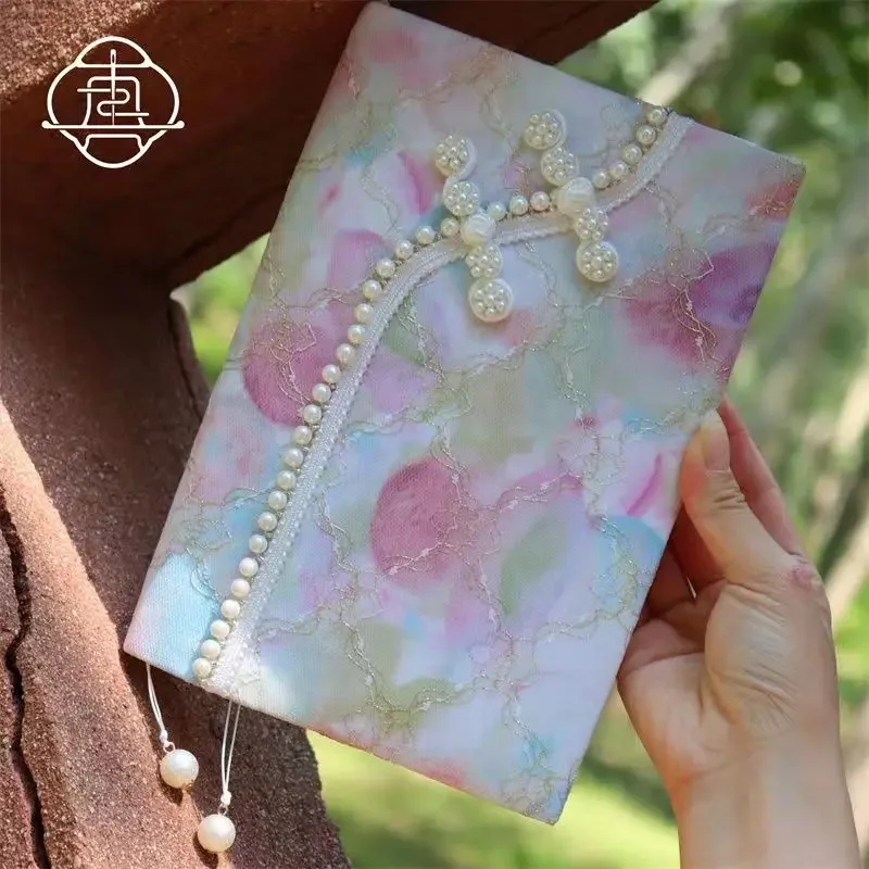 【Misty Rain】Original Handmade A5 A6 Notebook Covers Protector Book Sleeve Crafted Fabric Products Diary Cover，in Stock