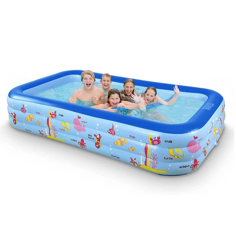 

# Hot Home Family Kids Swimming Pool Accessories Full Sized Inflatable Lounge Pool Children Backyard Outdoor Inflatable Swimming