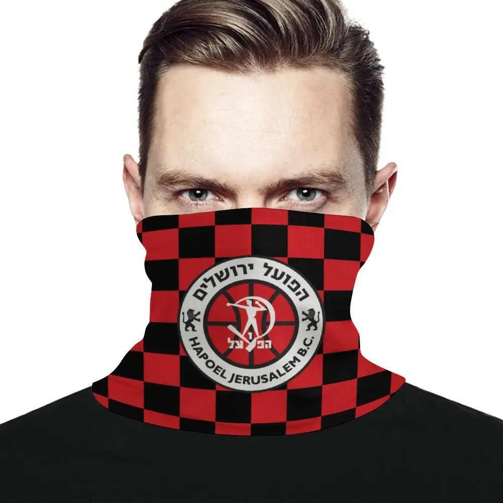 Hapoel Jerusalem Bc Gezichtsmasker Naadloze Tulband Hoofddeksels Hals Warm Outdoor Multifunctioneel