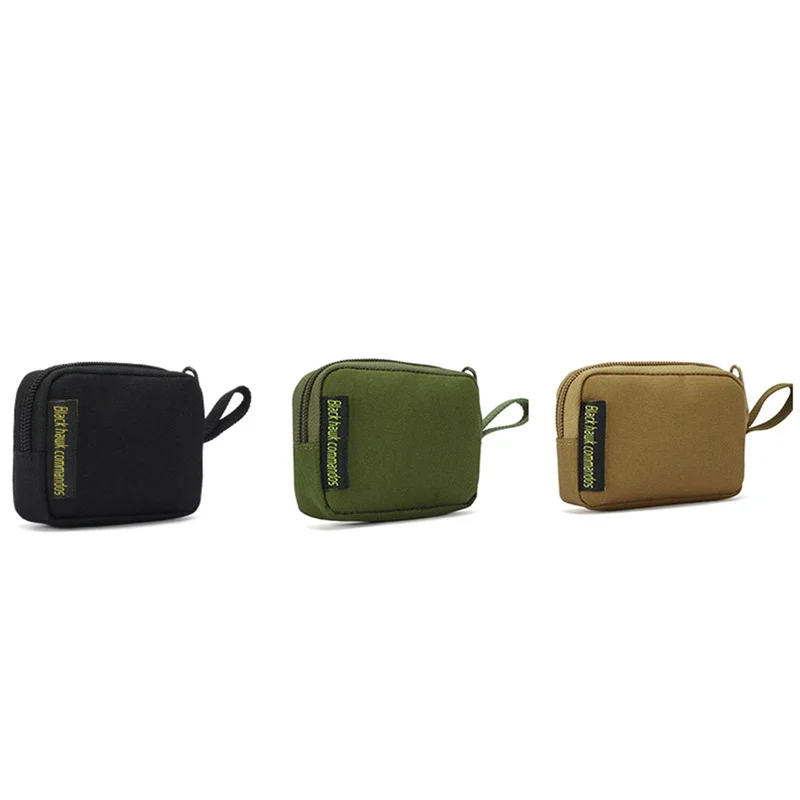 Tactical Mini Wallet Card Bag Small Pocket Key Pouch Money Bag Men Waterproof