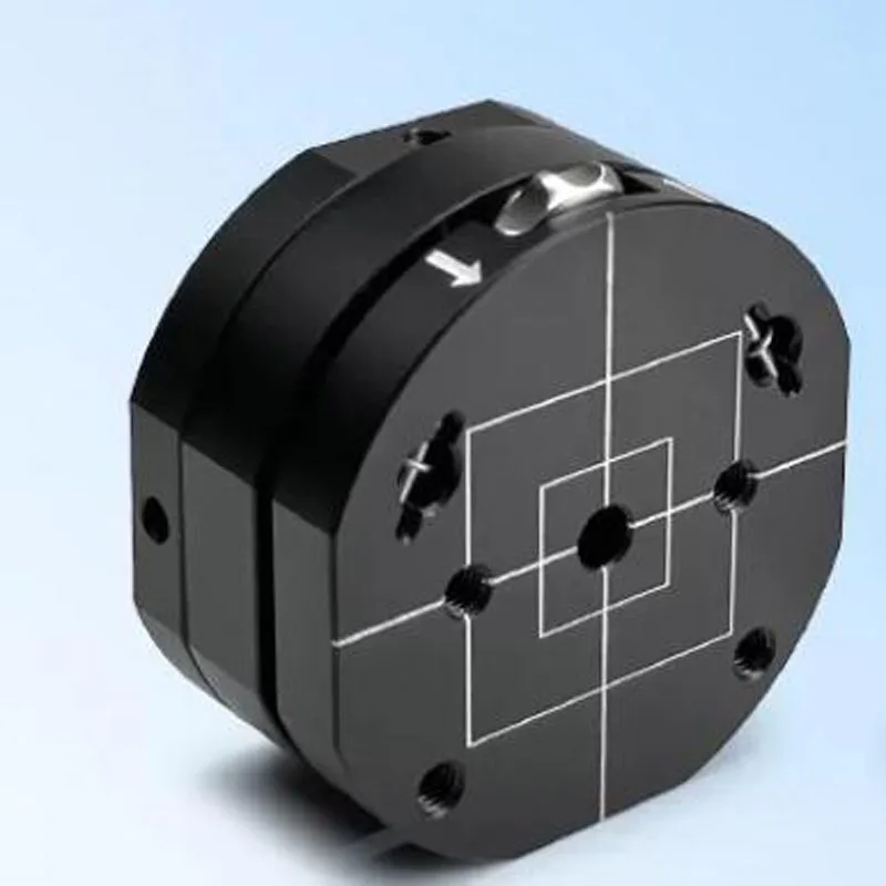 Adjustable Tilt 360 Degree Rotation Mount 2 Inch Platform M4 Threaded Counterbore Holes Aluminum Alloy ZZP‑K2.0