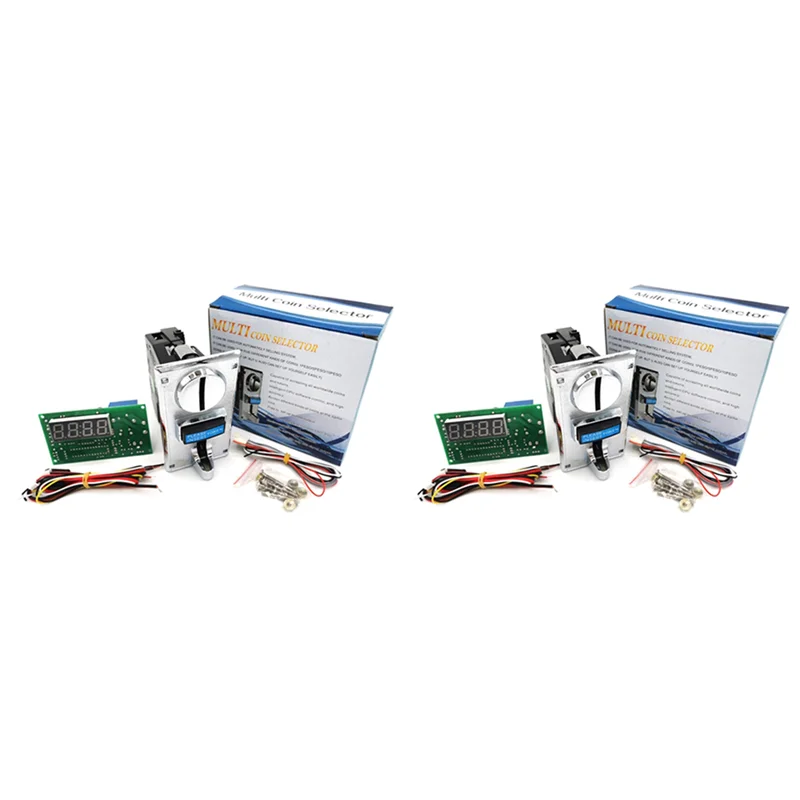 AC88-2X Multi-Currency Coin Acceptor 15A Time Control Board Massage Chair Washing Machine Time Control Box Accessories
