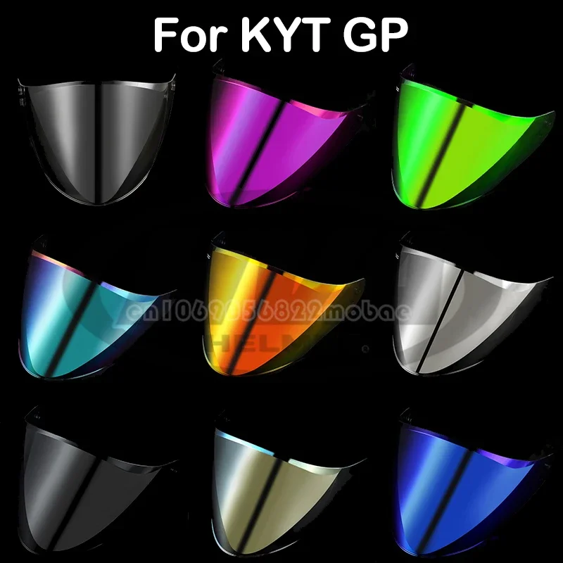 

Motorcycle Helmet Visor Faceshield for KYT GP Shield Capacete Moto Windshield Visera Uv Cut Dustproof Motorbike Accessories