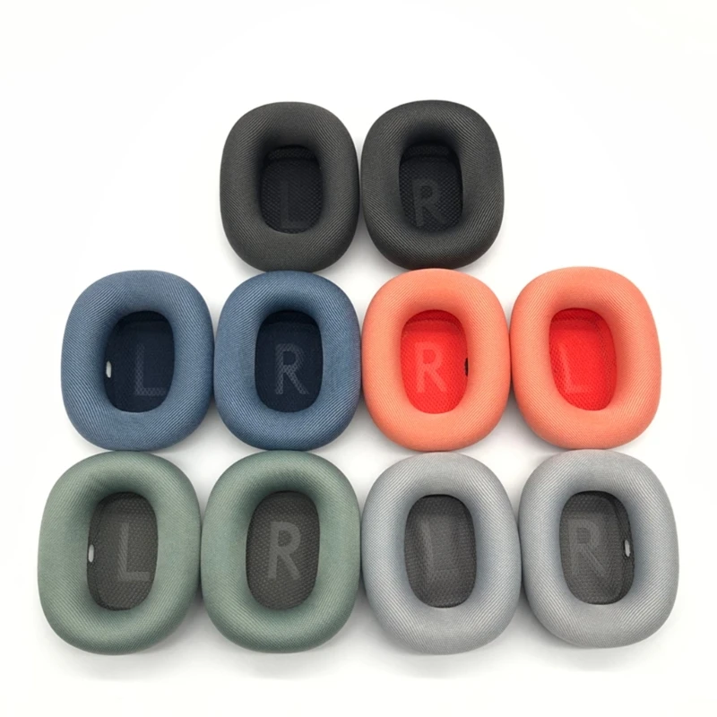 

1Pair Replacement Soft Mesh Cloth Ear Pads Cushion Cover for AirPods Headphone Sponge Earmuff Headset Sleeve