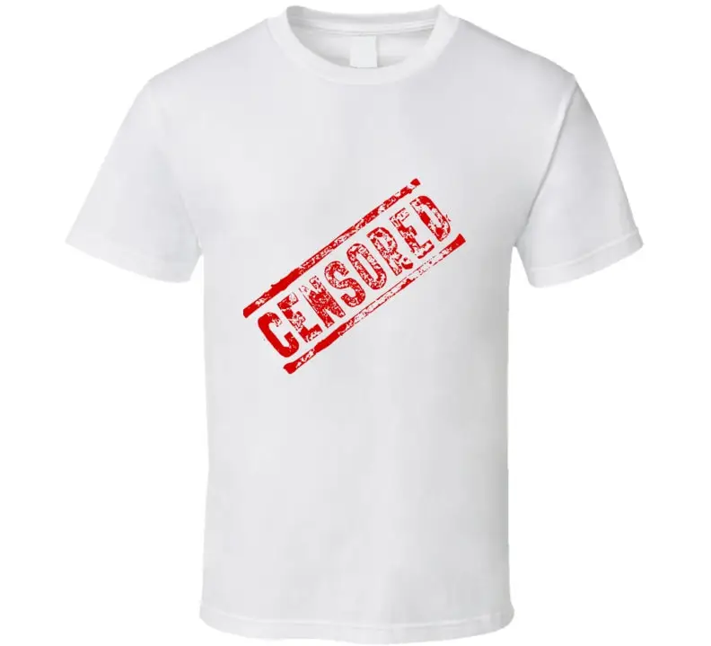 Censored White T Shirt