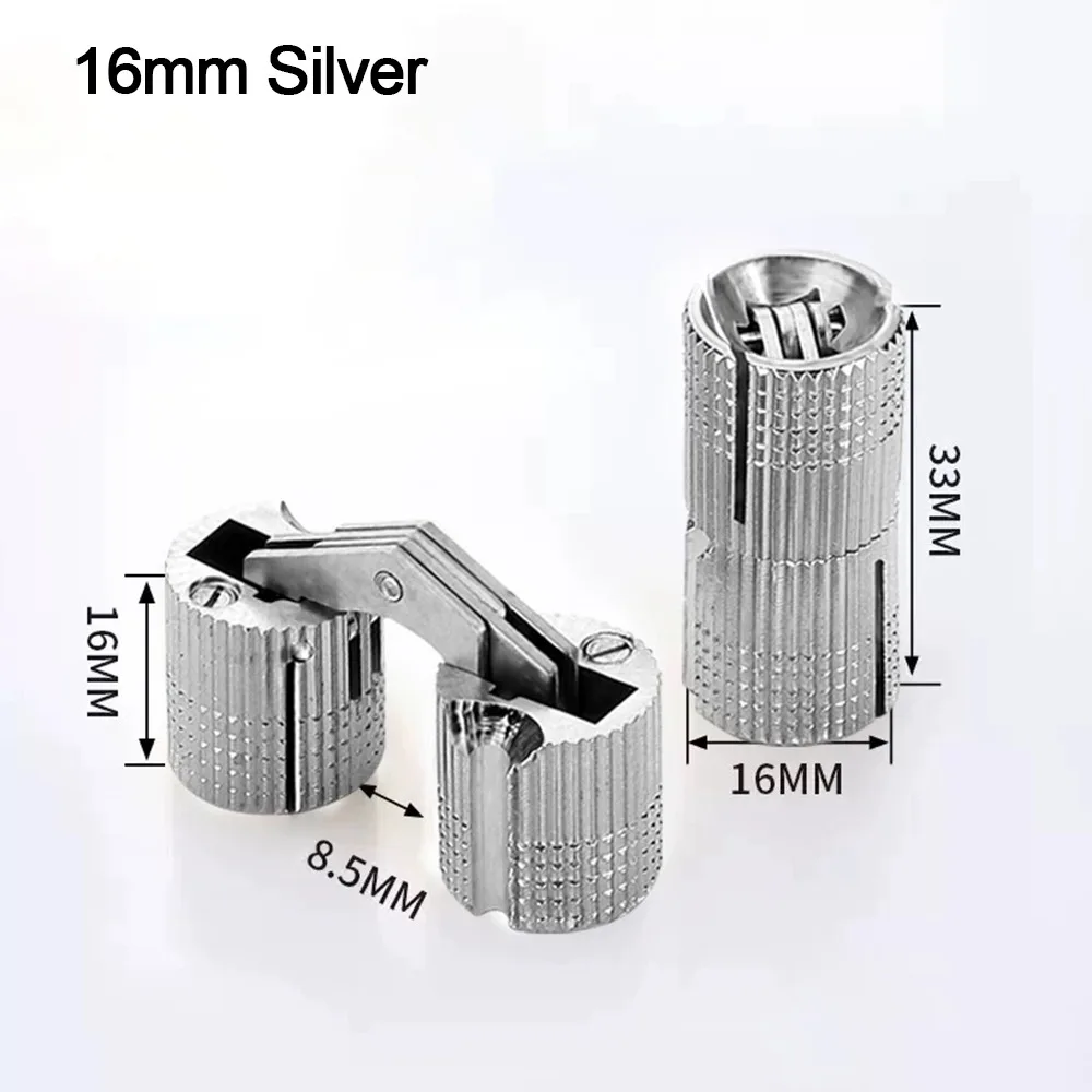 

Новые латунные петли 8-18 мм, цилиндрические невидимые мебельные петли, скрытые скрытые петли, подарочная коробка