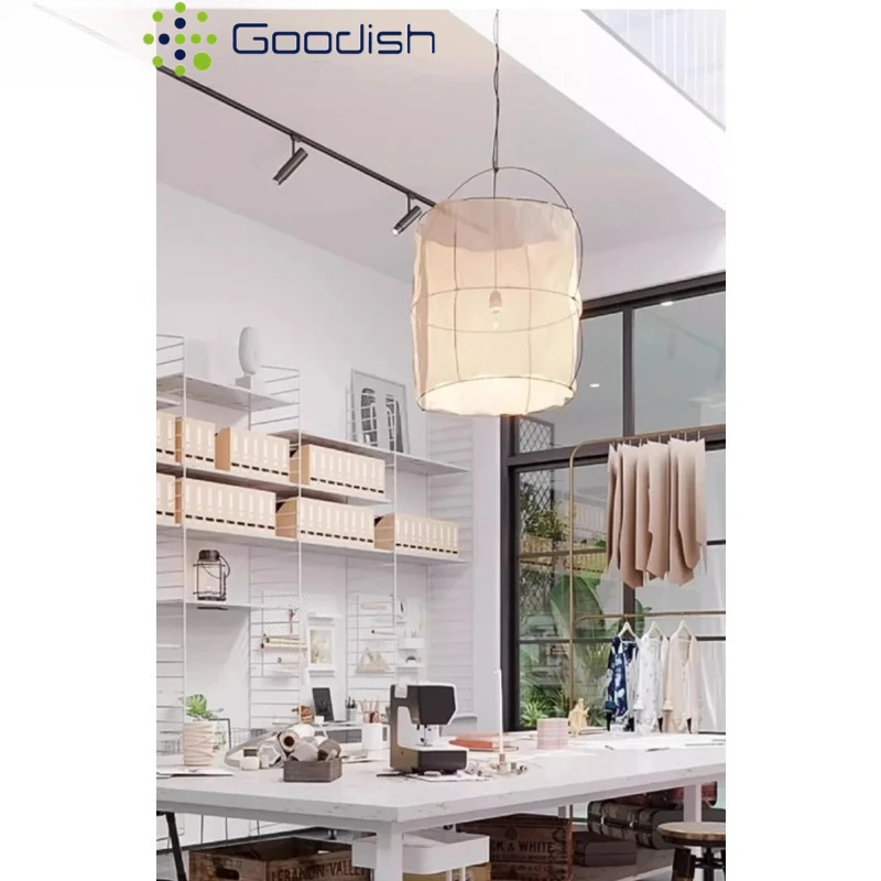 

Japanese Wabi-sabi Silk Pendant Lights LED E27 Hanging Lamps Home Decoration Chandelier for Kitchen Living Dining Room Bedroom