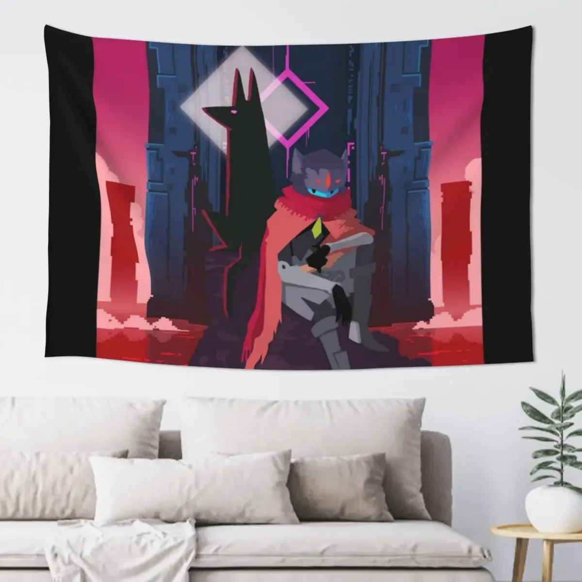 The Jackal and The Drifter Tapestry Home Decorations Aesthetic Decoration Bedroom Decor Home Tapestry