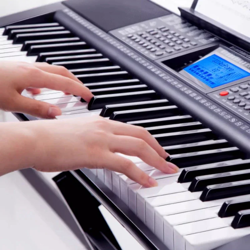 Multifunctional Professional Electronic Keyboard for Adult Children Beginner 61 Key Intelligent Keyboard Music Synthesizer 전자피아노