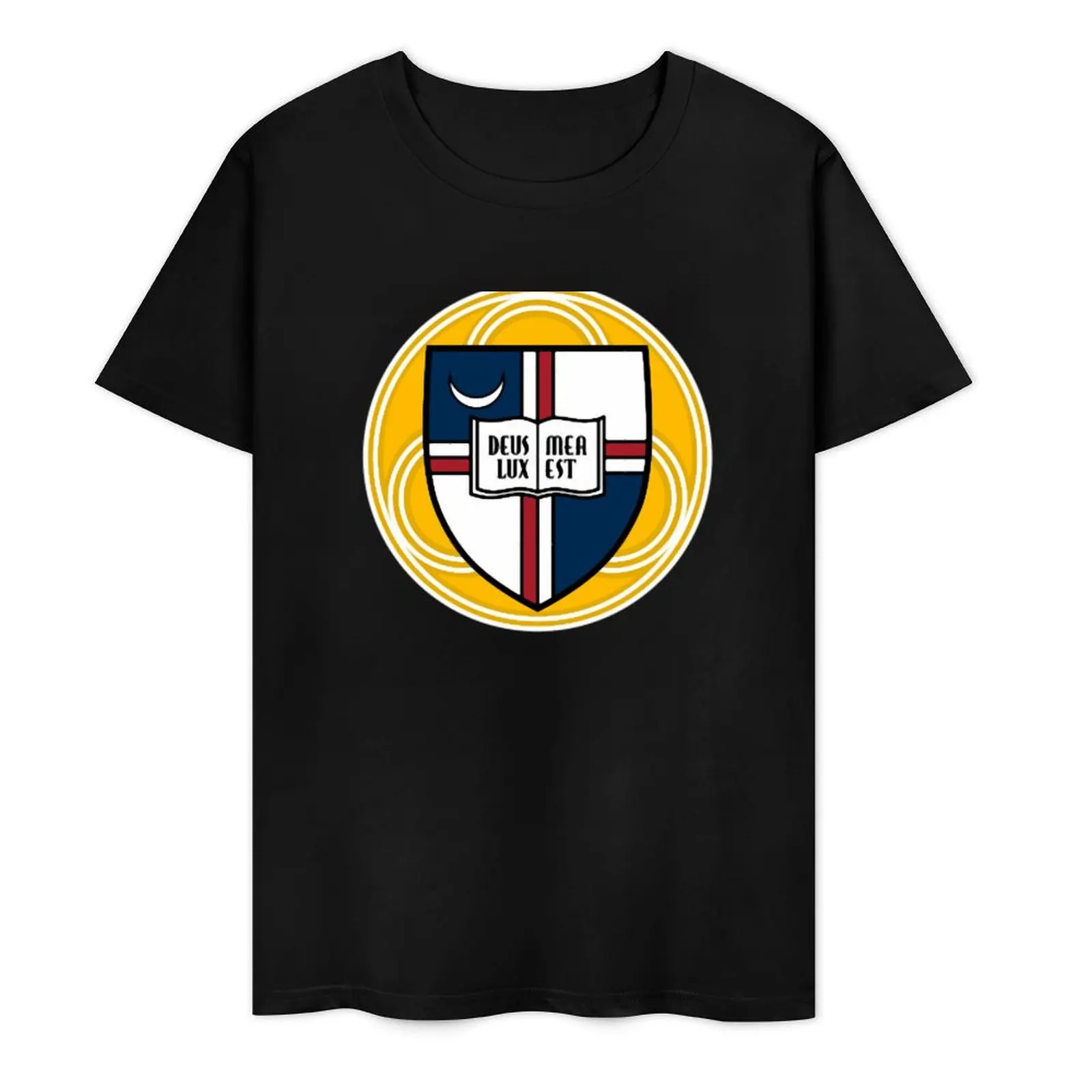 Catholic University Trefoil Roundel T-Shirt customs cute tops graphics aesthetic clothes Men's cotton t-shirt