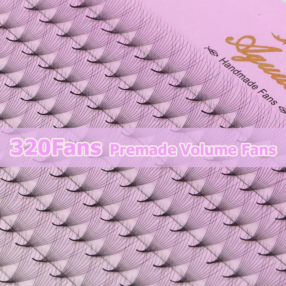 

Aguud Premade Volume Fans 3D 4D 5D 6D 8D 10D 12D individual Lashes XL Tray PBT Thin Pointy Base Russian Volume Lashes Extension