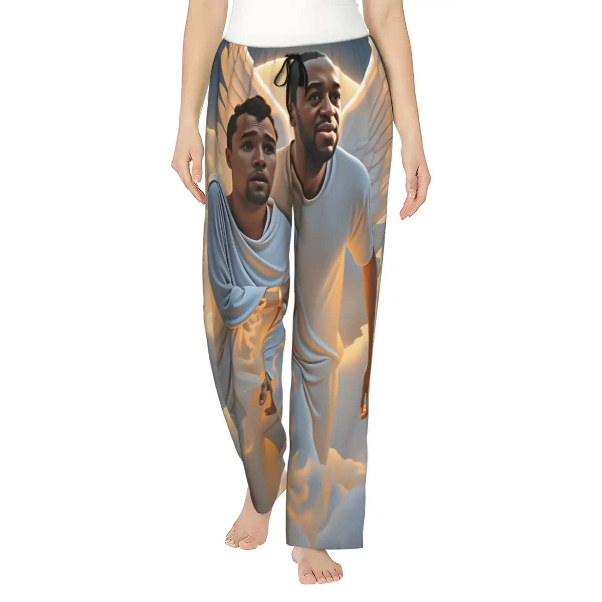 

Charlie Kirk Angelic Advocate Lady's Lounge Pants Stretch Pyjama Pants Dorm Sleep Bottoms