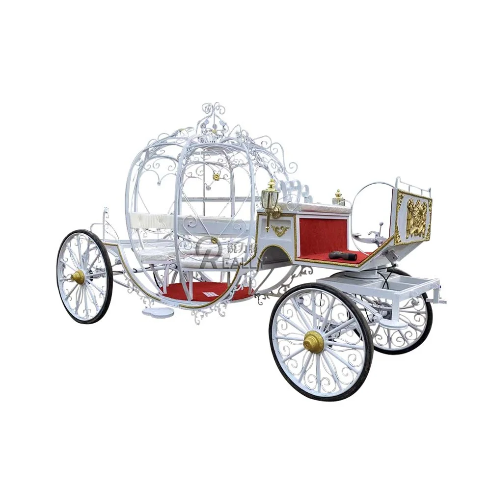 2024 Wedding Horse Carriage for Sale Popular Cinderella Electric Vehicle Or Horse Trailer Type arch Royal carriage