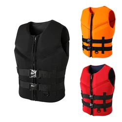 New Neoprene Adult Life Vest Large Buoyancy Vest Water Sports Swimming Fishing Boating Surfing Rafting Motorboat Safety Vest