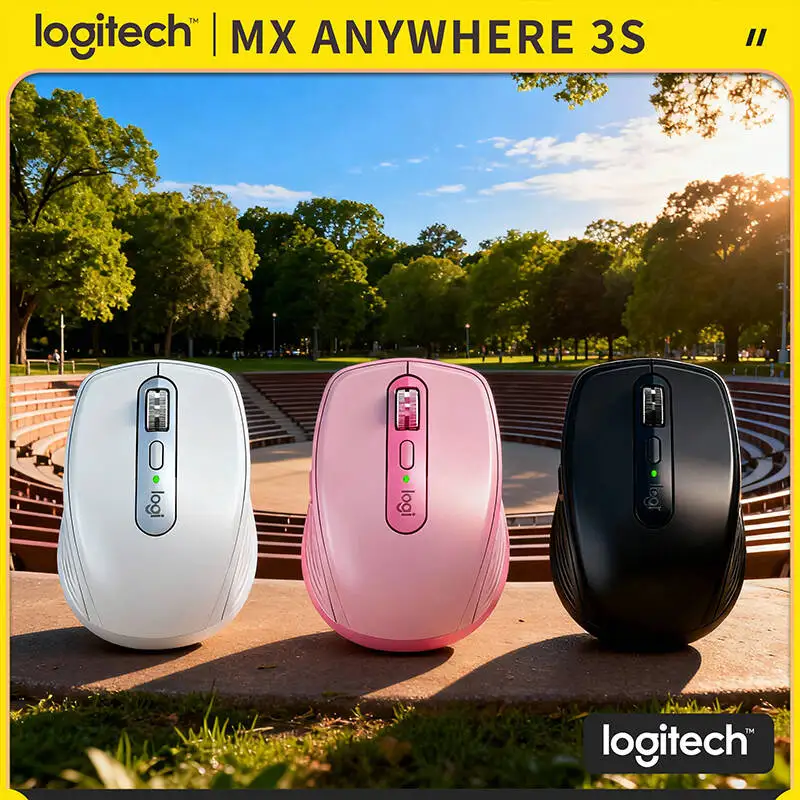 

Compact MX Anywhere 3S - 8K DPI, MagSpeed Wheel, Anti-Slip Grip, Great for Weekend Freelance & Suburban Office Trip
