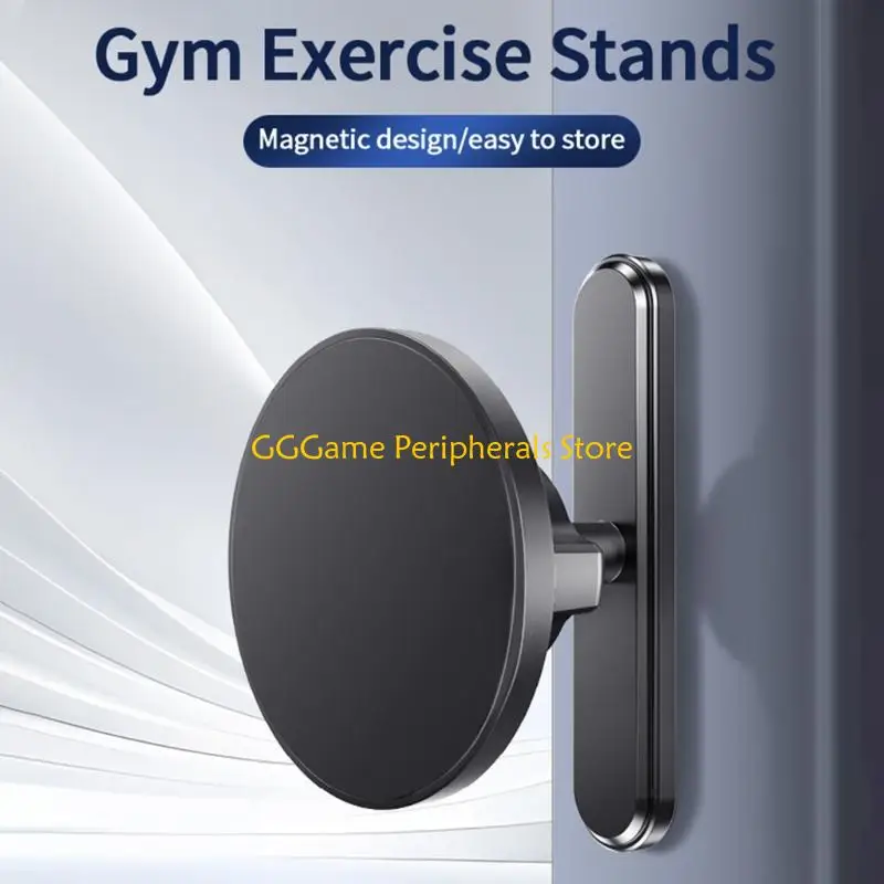 U55B 360 Rotatable Phone Mount Double Magnets Designs Mobile Rack For Exercise