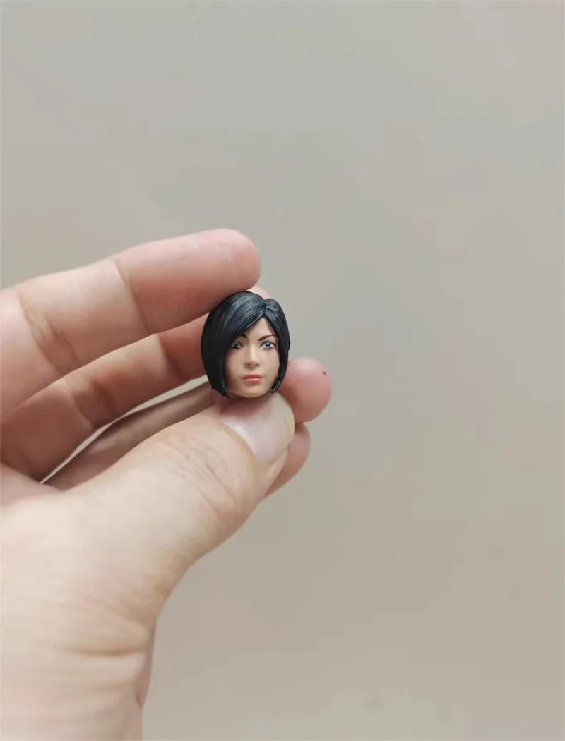 

1/12 Female Soldier Accessories Ada Wong Head Carving Sculpture High Quality Model Toy Fit 6'' Action Figure Body In Stock