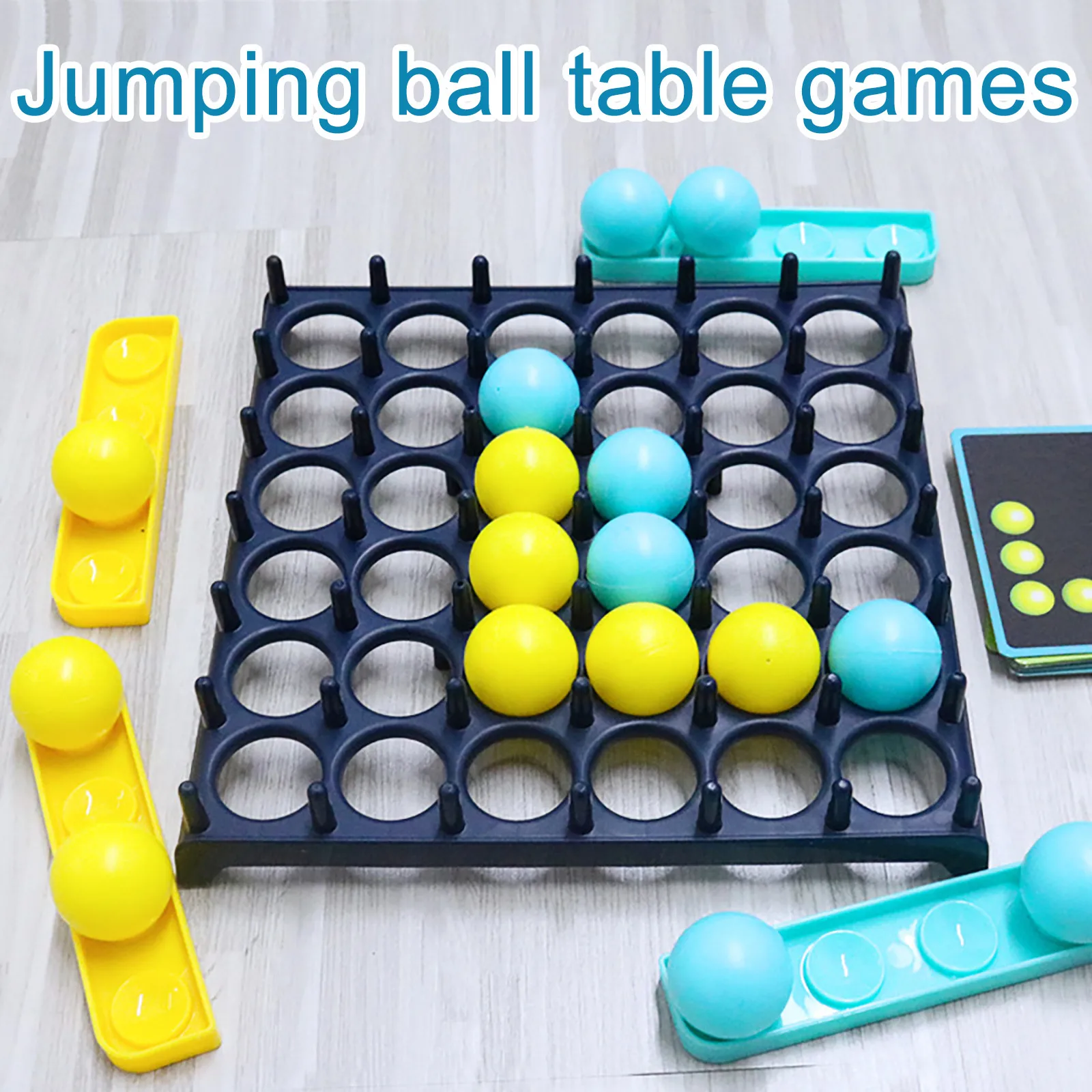 NEW Bounce Off Game Jumping Ball Board Games for Kids 1 Set Activate Ball Game Family and Party Desktop Bouncing Toy Finger Toys