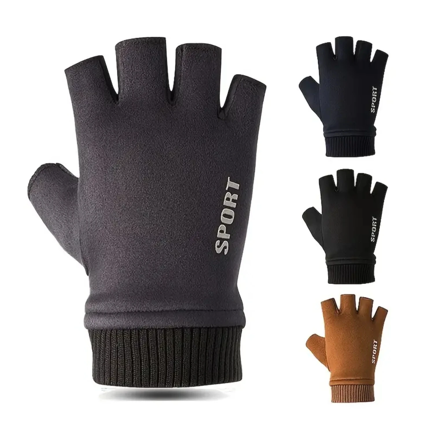 Windproof and Warm Men's Winter Gloves - Thin Tube Style with Non-slip and Touch Screen Features - Ideal for Driving in Cold Wea