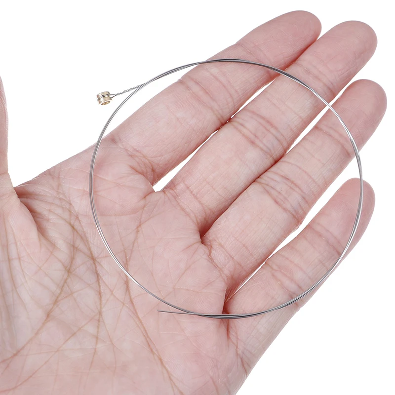 5Pcs Silver Tone Steel Strings E-1 / B-2 for Acoustic Guitar Strings