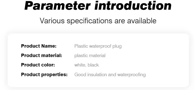 10 stücke M12-M71 Kunststoff Stecker Loch Kappe IP68 Wasserdichte Nylon Gewinde Loch Stecker M20 * 1,5 Schwarz Grau Loch Kappe abdichtung Abdeckung Mit Gummi – Detail 9