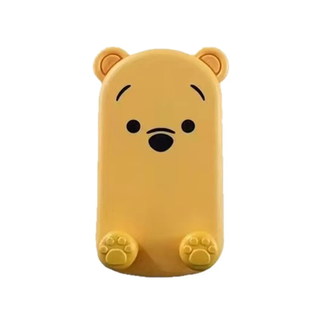 Suporte do telefone bonito do urso dos desenhos animados para mesa, Suporte dobrável celular portátil, Montagem do aparelho desktop, Quadro de suporte ao vivo ajustável