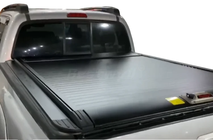 

BESTWYLL Roller Lid Shutter Manual Pickup Truck Top Retractable Roll up Tonneau Cover for Toyota Tacoma 2015-2019, 5"6" Bed K21B