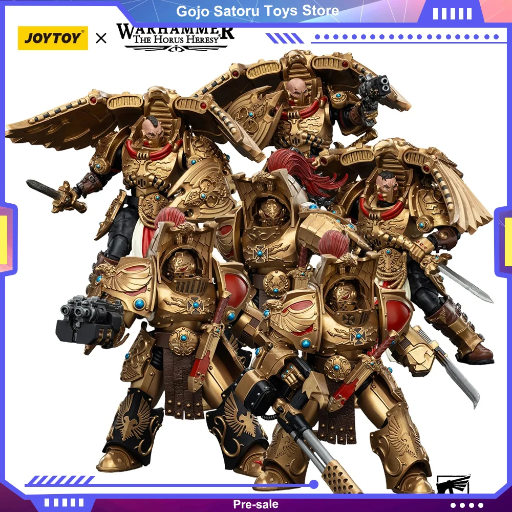 JOYTOY 1/18 Warhammer 30K Action Figure Legio Custodes Aquilon Terminator Squad Figurine Custodian Venatari Squad Anime ModelToy