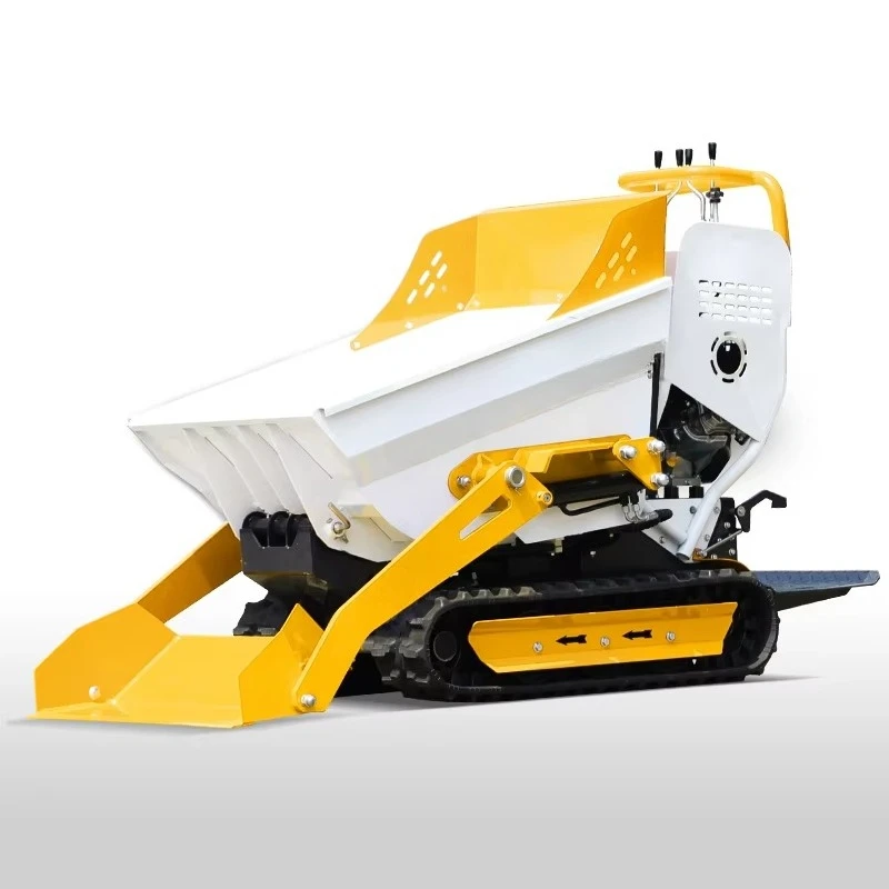 Mini Crawler Dumper 500kg CE Certified 4x4 All Terrain Track Tipper For Home Garden Wholesale Supply