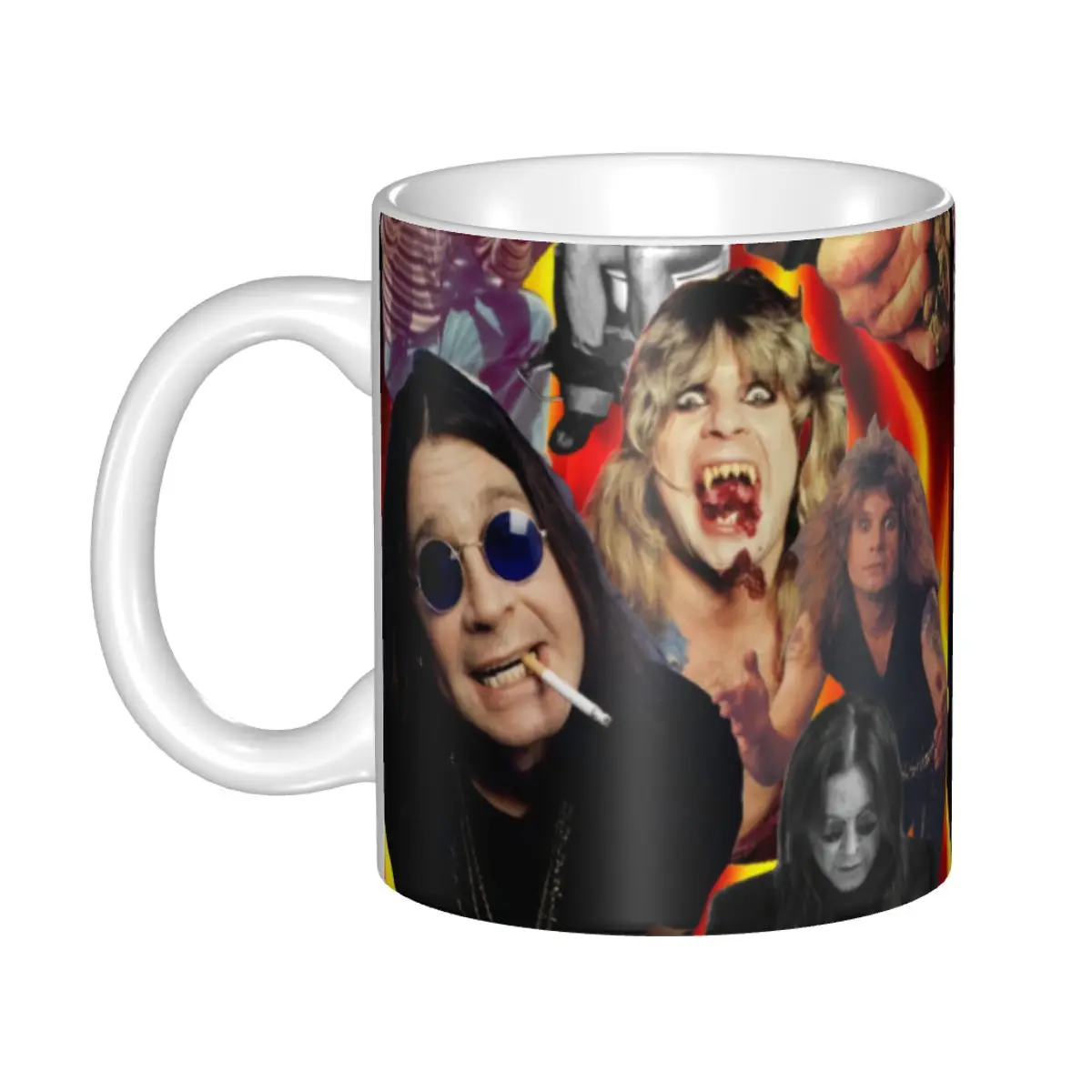 

Изготовленная на заказ кружка Heavy Metal Rock Ozzy Osbourne, сделай сам, керамическая чашка для чая, молока, кофе