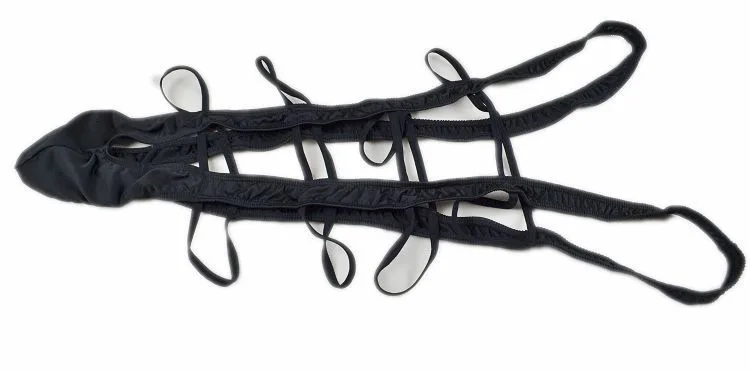 Męskie seksowne body na ramiączkach przepuszczalna podkoszulka bielizna kombinezon bielizna z wycięciem oddychający rozciągliwy trykot Homme Jumpsutis