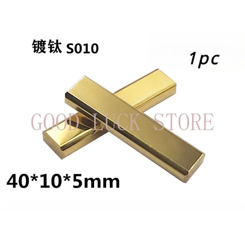 S010 Power Feed Contact  (Titanium Coated) 5x40x20mm  Conductivity Piece AQ AD AG400/600 1pc