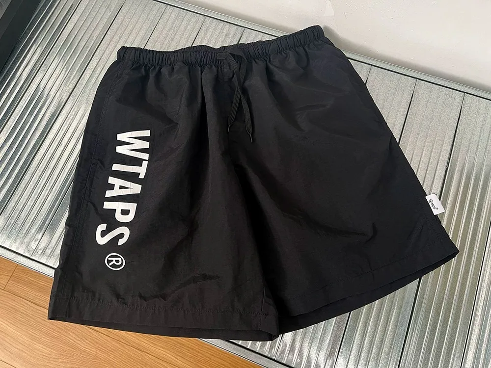 WTAPS Men Nylon Shorts Summer Lightweight Quick Dry Breathable Beach Shorts Japanese Streetwear Casual Half Pants