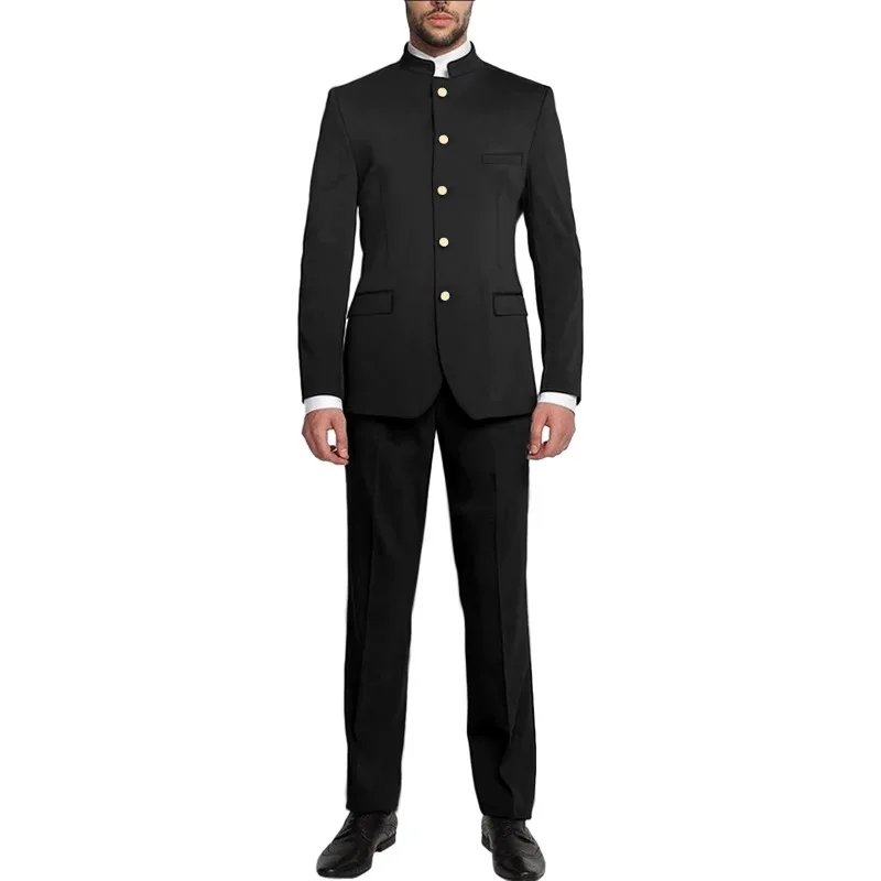 

2025 Classy Wedding Suits Slim Fit Groom Wear Men's Tuxedo Groomsmen Suit Male Cheap Formal Business Suits 2PCS (Jacket+Pants）