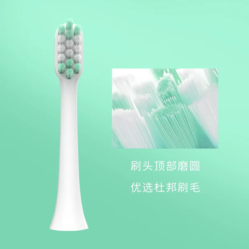 Rounded Toothbrush Head Replaceable Electric Toothbrushes Head DuPont Bristles Imported From US