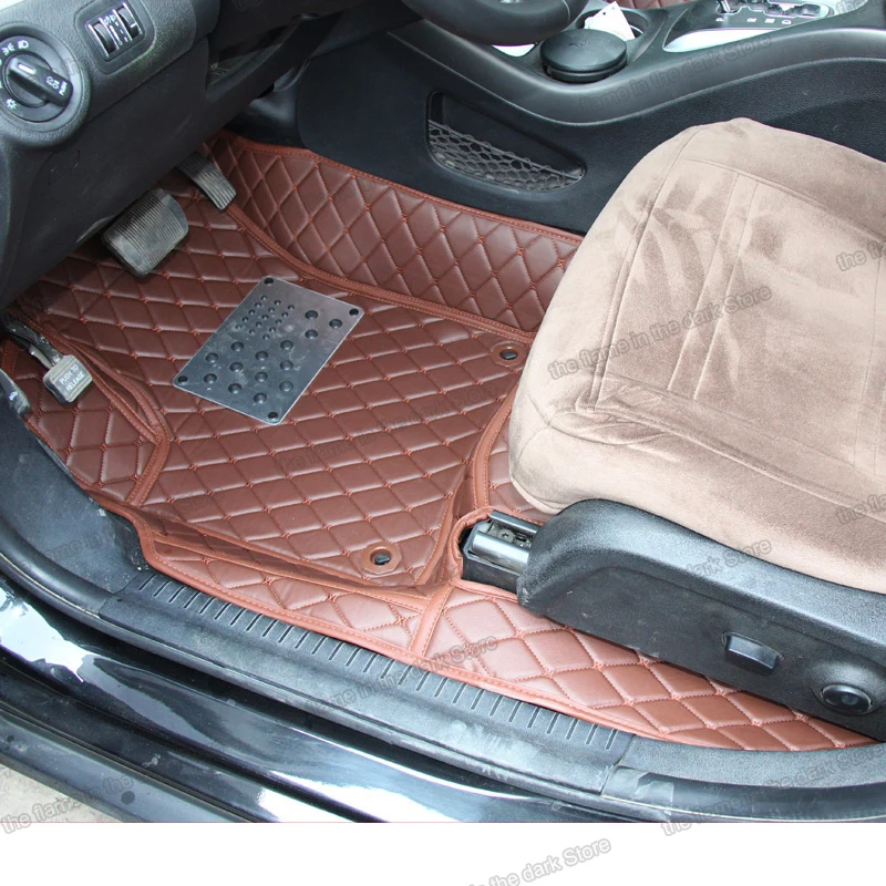 leather car interior floors mat for dodge journey fiat freemont 2009 2010 2011 2012 2013 2014 2015 2016  2017 2018 carpets