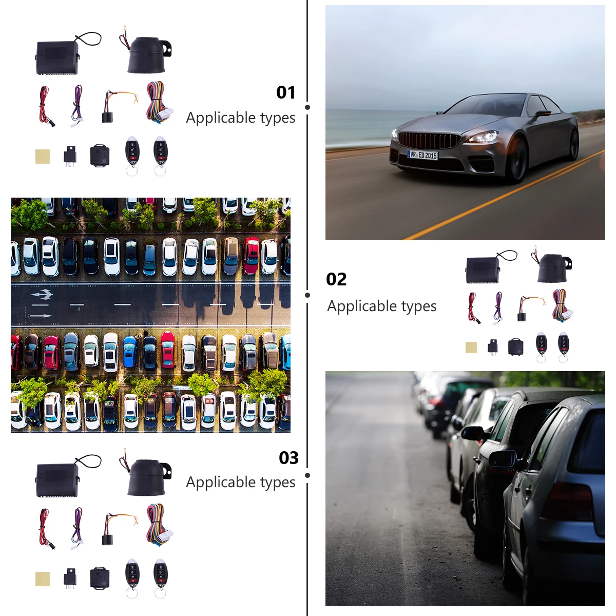

Remote Auto Anti-theft System Car Burglar Alarm Car