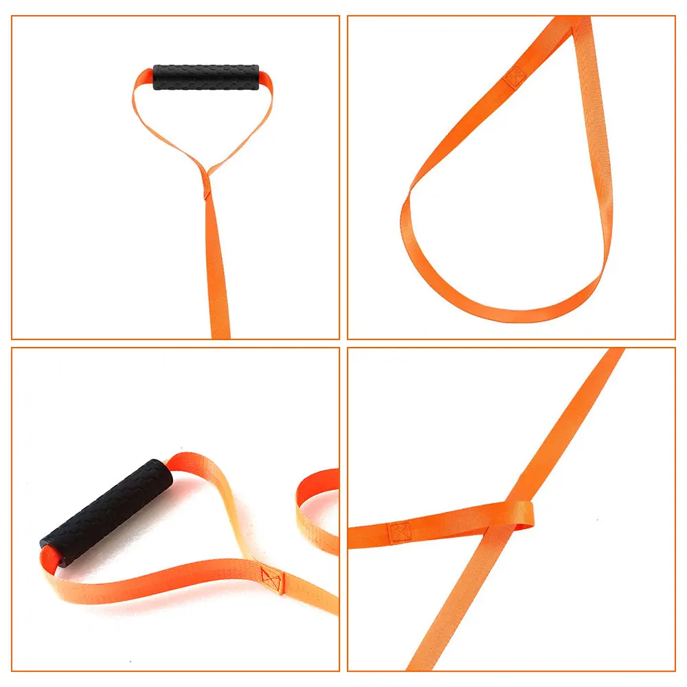 กวางลากสายรัดทนทานการล่าสัตว์กวางเข็มขัดพกพาดึงลากดึงเชือกอเนกประสงค์สำหรับฟาร์มกลางแจ้ง